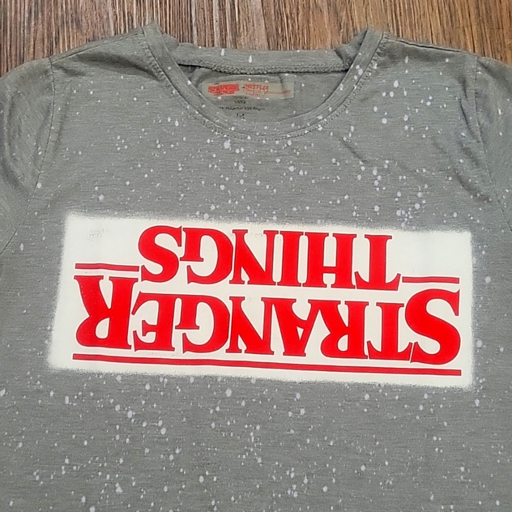 Stranger Things womans gray